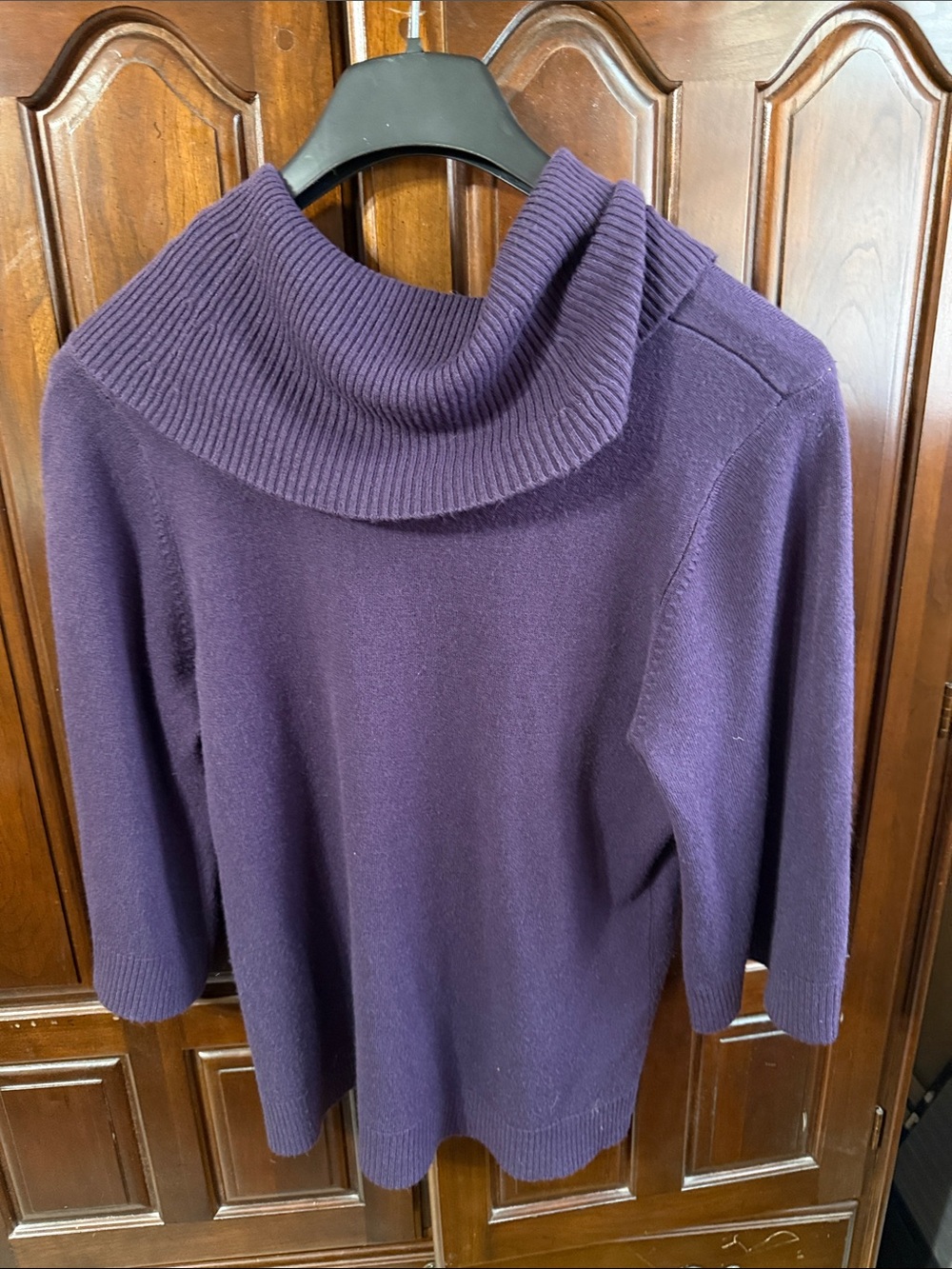 Designers Originals Deep Purple Cowl Neck Sweater